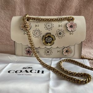 Coach Tea Rose Parker Shoulder Bag